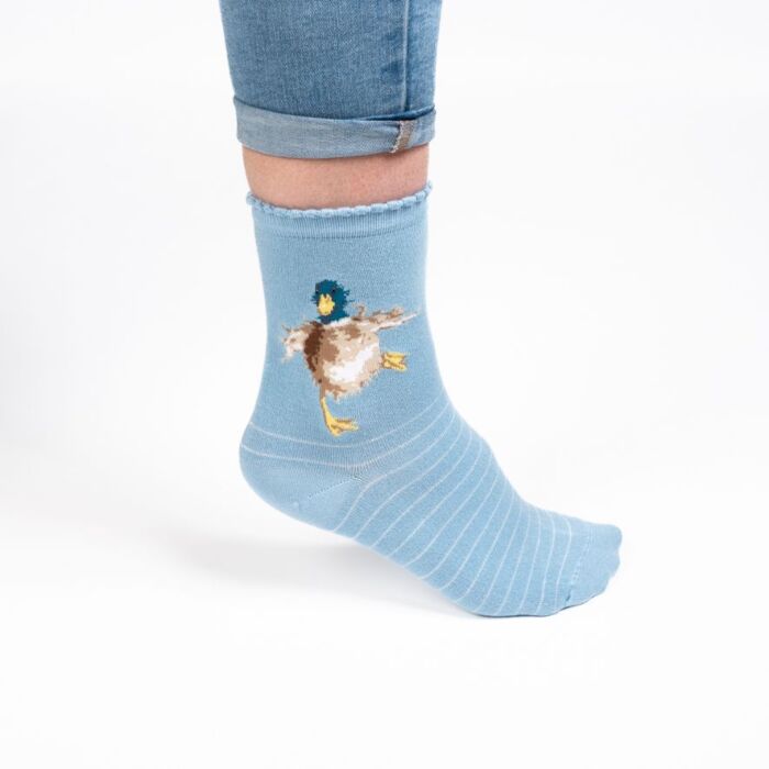 Wrendale Designs "A Waddle and a Quack" Duck Socks